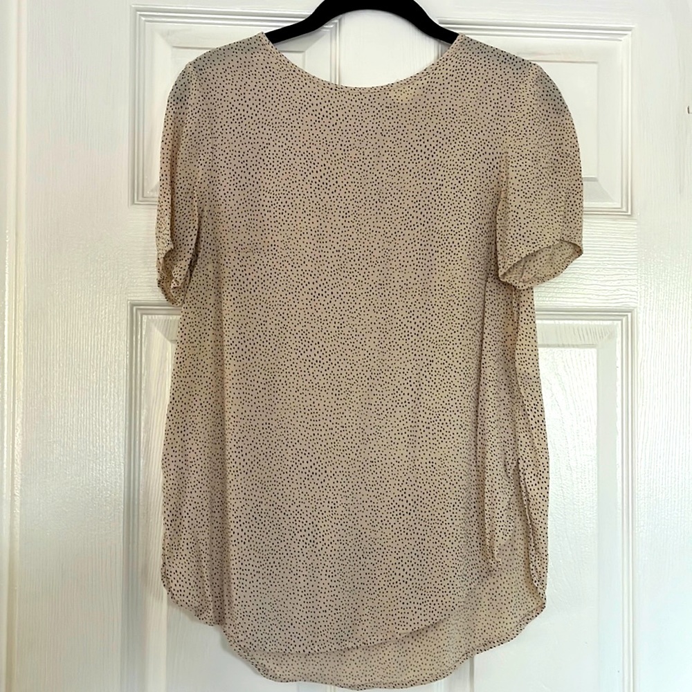 H&M dotted blouse